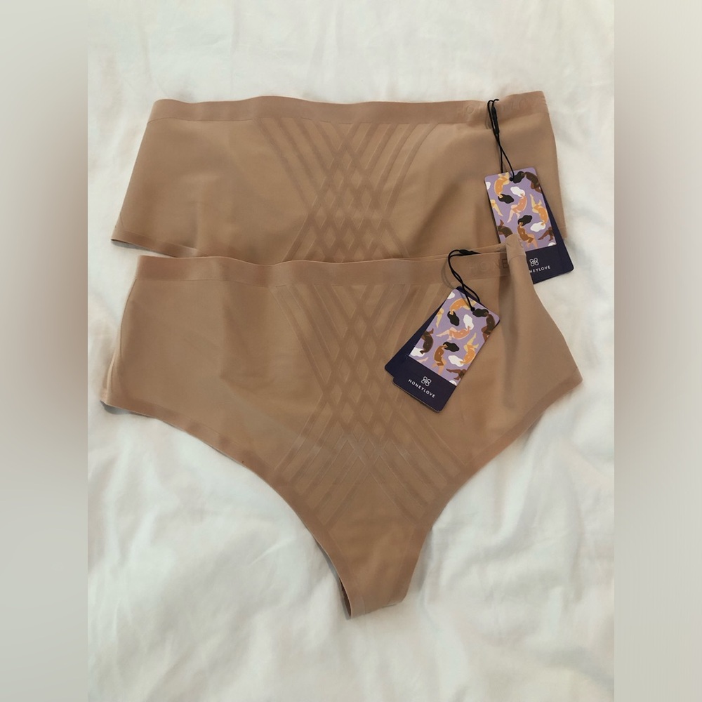 Honeylove silhouette thong x2 NWT 679